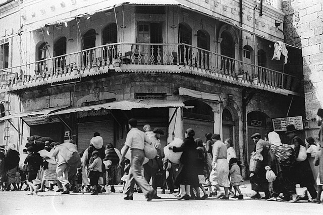British soldiers escorting Jews
